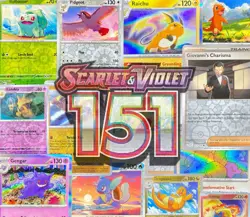 Pokemon Scarlet & Violet 151: Choose Your Card! Holo/Reverse Holo EX Cards NM - Image 1