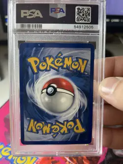 1999 Pokemon Base Yellow Cheeks PIKACHU Card #58/102 PSA 8 - Image 2