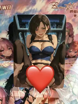 Matte Beautiful Waifu Handmade Card Goddess Story CCG Anime Double Sided - Image 1