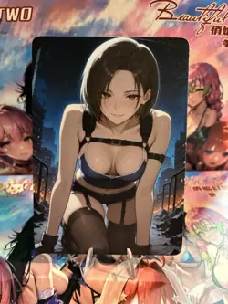 Matte Beautiful Waifu Handmade Card Goddess Story CCG Anime Double Sided - Image 1