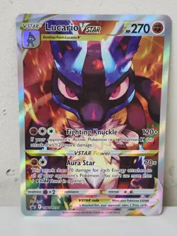 Lucario VSTAR SWSH291 SWSH: Sword & Shield Promo Cards Holo - Image 1
