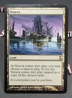 MTG Vesuva- DAMAGED -Time Spiral Magic the Gathering Card #281 - Image 1