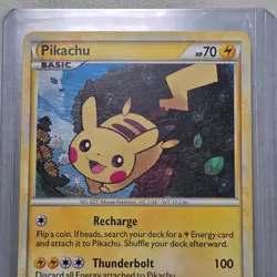 Pikachu HGSS03 Holo Promo 2010 Pokemon TCG Card MP - Image 2