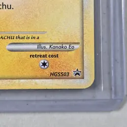 Pikachu HGSS03 Holo Promo 2010 Pokemon TCG Card MP - Image 5