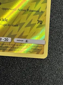 Pikachu REVERSE HOLO card 66/236 Sun & Moon Cosmic Eclipse 2019 Pokemon TCG - Image 2