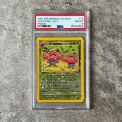 PSA 8 VILEPLUME #17 - Southern Islands 2001 WOTC Pokemon Card Reverse Holo promo - Image 1