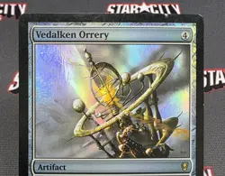 MTG FOIL Vedalken Orrery- DAMAGED -Conspiracy Magic the Gathering Card #206 - Image 3