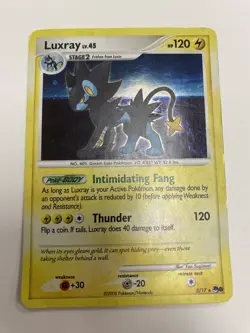 Luxray 3/17 POP Series 8 Holo Rare Pokemon Card HP Pokemon TCG 2008 - Image 1
