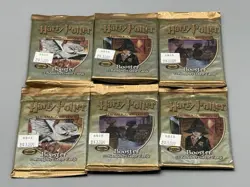 6 Harry Potter TCG Teading Card Game Chamber of Secrets Pack New Factory Sealed 742818140294 - Image 5