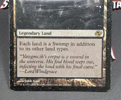 MTG Urborg, Tomb of Yawgmoth- DAMAGED -Planar Chaos Magic the Gathering Card 165 - Image 4