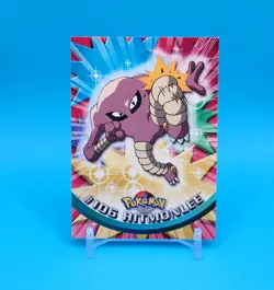 Pokemon Card - Hitmonlee #107 - Topps Series 2 - Blue Logo - Image 1