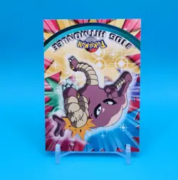 Pokemon Card - Hitmonlee #107 - Topps Series 2 - Blue Logo - Image 2
