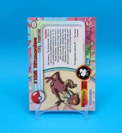 Pokemon Card - Hitmonlee #107 - Topps Series 2 - Blue Logo - Image 4