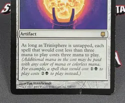 MTG Trinisphere- DAMAGED -Darksteel Magic the Gathering Card #154 - Image 4