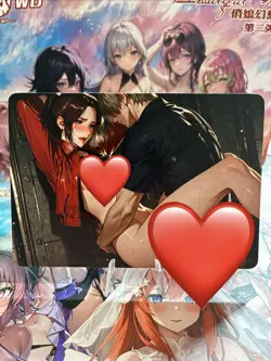 Matte Beautiful Waifu Handmade Card Goddess Story CCG Anime Double Sided - Image 1