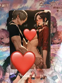 Matte Beautiful Waifu Handmade Card Goddess Story CCG Anime Double Sided - Image 2