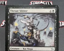 MTG Throat Slitter- DAMAGED -Betrayers of Kamigawa Magic the Gathering Card #88 - Image 3