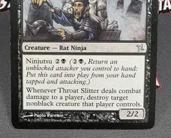 MTG Throat Slitter- DAMAGED -Betrayers of Kamigawa Magic the Gathering Card #88 - Image 4