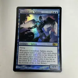 Conundrum Sphinx Foil Rare Card M11 2011 Core Set Magic the Gathering MTG NM - Image 2