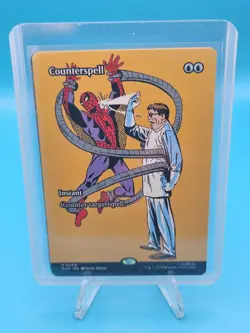 Counterspell #0009 Borderless Nonfoil Spider-Man MTG M/NM - Image 1
