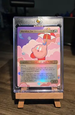 MTG Hand Painted Alter: Kirby as Maralen, Fae Ascendant Foil - Image 3