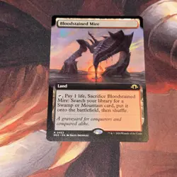 Bloodstained Mire X1 Mtg Modern Horizons 3 Nm Extended Art - Image 1