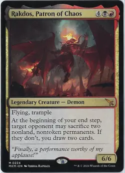 Rakdos, Patron of Chaos Murders at Karlov Manor Regular - Image 1