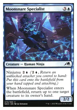 Moonsnare Specialist Kamigawa: Neon Dynasty MTG - NM+ - Image 1