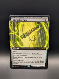 MTG - Disruptor Flute - EXTENDED ART - Artifact - MH3 #461 - Rare - Image 1