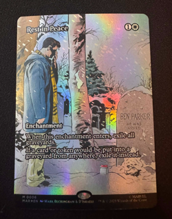 MTG - Foil - Rest in Peace (Borderless) Marvel Universe Eternal-Legal NM - Image 1
