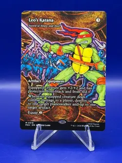 Leo's Katana - Sword of Sinew and Steel (Borderless) Teenage Mutant Ninja... - Image 1