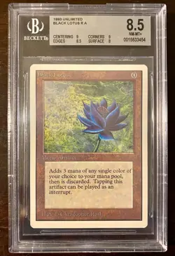 Unlimited Black Lotus Magic MTG BGS 8.5 graded - Image 1