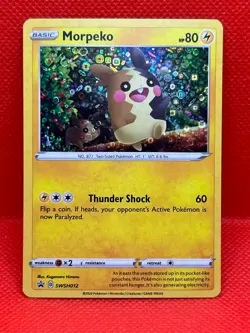 Pokemon Tcg Morpeko SWSH012(Holo Bleed) General Mills Holo Promo - Image 1