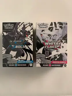 Black Bolt & White Flare Booster Bundle Set (1 Of Each) SEALED - Image 1