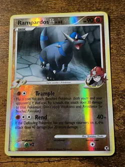 Pokemon TCG Rampardos GL Holo Rare Reverse Holo Rising Rivals 11/111 - Image 1
