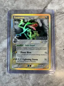 Pokemon Rayquaza 13/113 Reverse Holo Rare EX Delta Species Stamped LP - Image 1