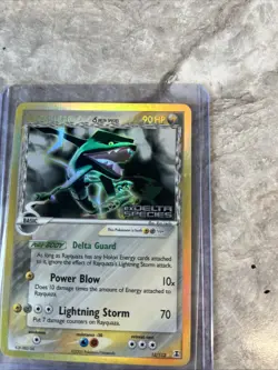 Pokemon Rayquaza 13/113 Reverse Holo Rare EX Delta Species Stamped LP - Image 3