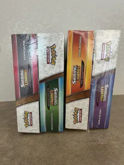 Pokemon TCG Shining Legends Pin Collection Set Zoroark Mewtwo Marshadow Pikachu - Image 1
