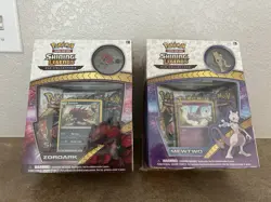 Pokemon TCG Shining Legends Pin Collection Set Zoroark Mewtwo Marshadow Pikachu - Image 2