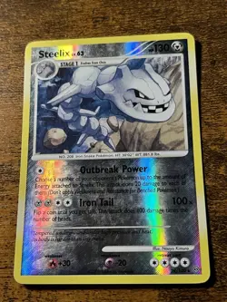 Steelix 28/100 Stormfront Reverse Holo Rare 2008 Pokemon TCG - Image 1
