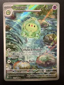 2025 Pokemon Scarlet & Violet Black Bolt Duosion 119/086 ILLUSTRATION RARE HOLO! - Image 1