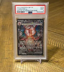 2023 Charizard ex 223/197 Pokemon English Obsidian Flames Holo SIR PSA MINT 9... - Image 1