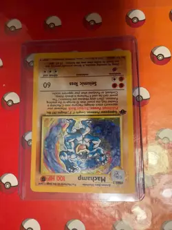 Pokemon Machamp 1st Edition Base Set Holo 8/102 WOTC MP+ No Creases - Image 4