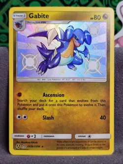 Gabite - SV39/SV94 - Hidden Fates: Shiny Vault - Holo Rare - Pokemon TCG 2019 - Image 1