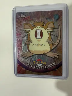 Pokemon 2000 Topps Chrome Raticate #20 T.V. Series 1 - Image 1