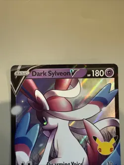 Dark Sylveon V Celebrations SWSH134 Black Star Promo Pokemon - Image 2