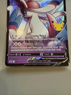 Dark Sylveon V Celebrations SWSH134 Black Star Promo Pokemon - Image 3