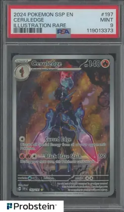 2024 Pokemon SSP EN Illustration Rare #197 Ceruledge PSA 10 GEM MINT - Image 1