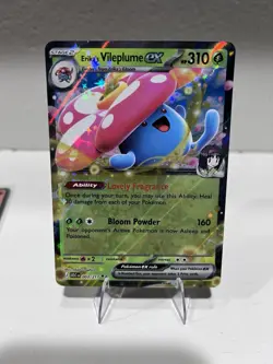 Pokemon Erika's Vileplume ex #003/217 English Ascended Heroes Double Rare - Image 1
