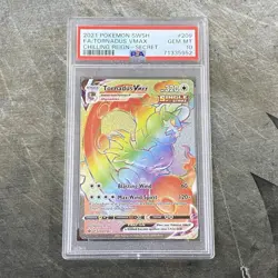 2021 Pokemon Full Art Tornadus VMAX Chilling Reign Rainbow Secret PSA 10 209/198 - Image 1